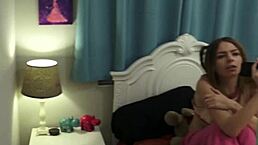 Teen stepsister rides me to spite her cheating boyfriend, Alex Blake.