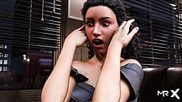 in fashionbusiness episode e2 53, character shows pussy in restaurant scene