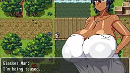 i'm natsuki, the tanned cute girl with huge tits, and strangers start masturabting over my hot body in ep 5.