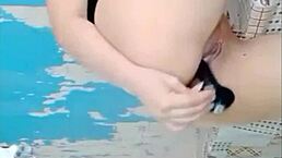 18yo teen pinay shows pussy fingering and dildo play