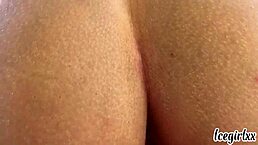 Watch Sexy Babe Get Wet in Nature After Sunscreen!