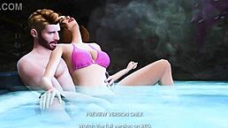 Peggy's naughty affair in 3D. Hentai preview teases more.