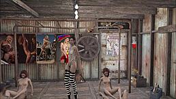 This Fallout 4 special fashion series features cute brunette sluts in action! 😉