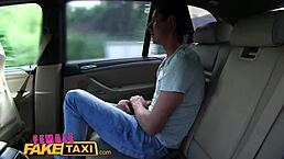 Female Fake Taxi Big Tits Blonde Cabbie Milf Fucks Young 18+ Stud On Backseat