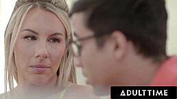 书呆子少女18+射在熟女钢琴老师Bunny Madison奶子上