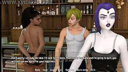 sanji swallows his own cum in raven's fantasy toon adventure episode 2