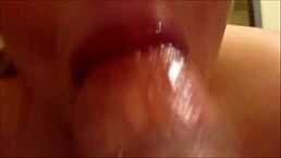 Horny Bitch Swallows Huge Load of Creamy Cum