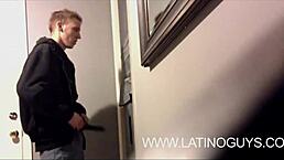 Who Let You Sneak Into My House for Gloryhole Action? I Caught You on Hidden Cam Sucking Big Cock!