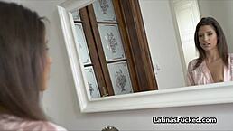 Beautiful Latina Feels Pleasure Bouncing On Hard Cock