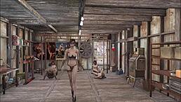 This Fallout 4 special fashion series features cute brunette sluts in action! 😉