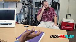 i watched this muscled white guy get pounded by a huge black cock on hidden cam