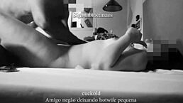 Interracial Cuckold Sessions - Corno Films Wife with Black Friend Dominating Her