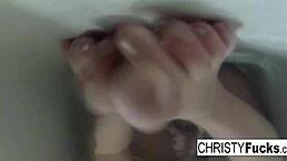 Sexy Christy Mack in bath!