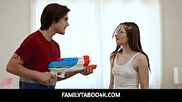 Familytaboo4k- Stepmom Sophia Locke Catches Stepsiblings Reese Robbins And Tyler Cruise Teasing Each Other