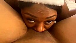 lesbian licking christmas fun!