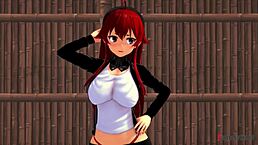 mushoku tensei eris catches roxy fucking