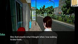 In My New Family Cartoon Game, Teen With Small Tits Fucks Milf Redhead Brunette On Big Ass?