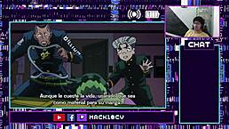 jojo's bizarre adventure animation part 4 chapters 15 is so weird and cool