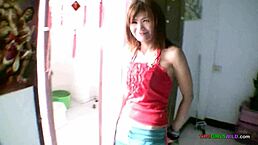 Thai Girl Cheats and Gets Banged in Small Room