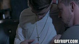 Trevor Harris and Pierce Paris in Hardcore Doggystyle Action