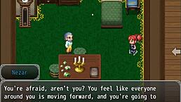 in henteria chronicles 3 part 8, the eng game features pixel art without images or animated scenes