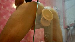 Belinda Selin Impales Pussy On Dildo In Shower