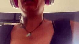 Training At The Gym My Tits Jumped Out.