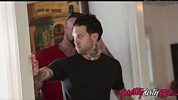 娇小继妹Gina Valentina吸多根鸡巴求颜射