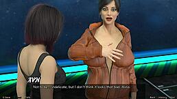 hot milf's nip slip in space adventure
