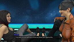 hot milf's nip slip in space adventure