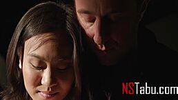 kimmy kimm, asian hot wife, rocks white lingerie like a pro!