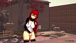 mushoku tensei eris catches roxy fucking