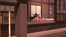 mushoku tensei eris catches roxy fucking