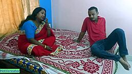 Indian Bengali bhabhi calls sex friend while husband's away, wow!