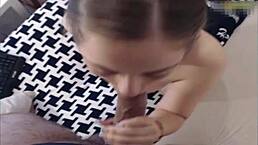 mona’s goin’ down, suckin’ hard on webcam chat tonight!