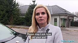 i'm the desperate milf fucking for cash in public, pov style