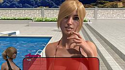 I watch Alexandra in this 3D hentai game