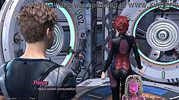 stranded in space 94, asian milf scientist showcases her curvy project