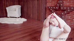 Sexy kitten wears buttplug and teases you in BDSM roleplay