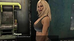 Reagan desperately wants to get pregnant in stranded in space, intense creampie action