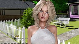 helping the hot redhead president in being a dik