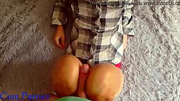 I cum in my panties after rubbing my wet pussy intensely. Watch me masturbate with handjob.