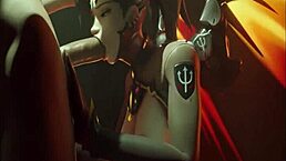 perfect 3d sfm mercy compilation with sound!