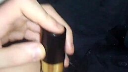 this gay teen 18+ plays with his ass in homemade setting with amateur vibe