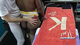 hey, my husband sent me to this black masseur for an oiled sensual massage on my huge boobs!