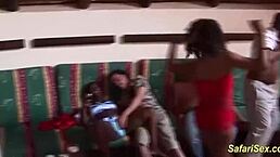 Wild African Sex Party Orgy