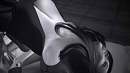 a rose by any other name features monster cock and big tits in hentai