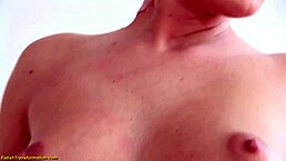 Bald Head Luca Bella In A Hot Latex Corset