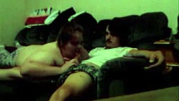 Wife Deepthroats Husband, Then Gets Fucked