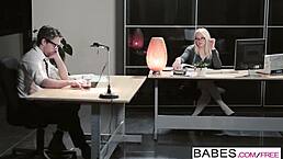 Office babes Lutro and Lola Taylor in private assfucking obsession
